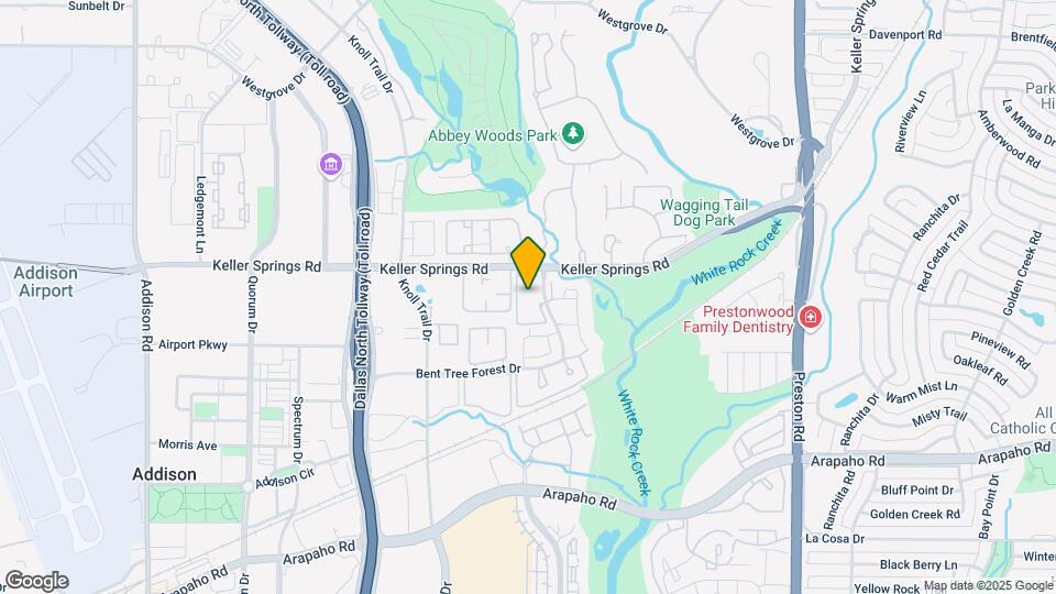 5310 Keller Springs Rd Map and Location Details