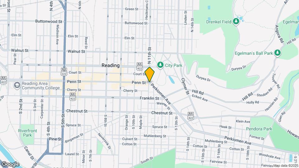 526.5 S 11th St Map and Location Details