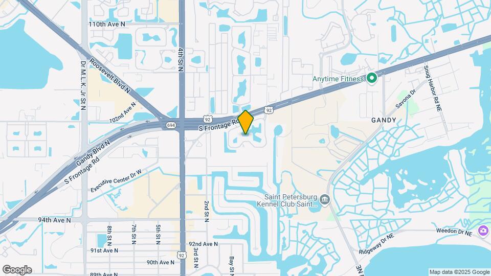 10200 Gandy Blvd N Map and Location Details