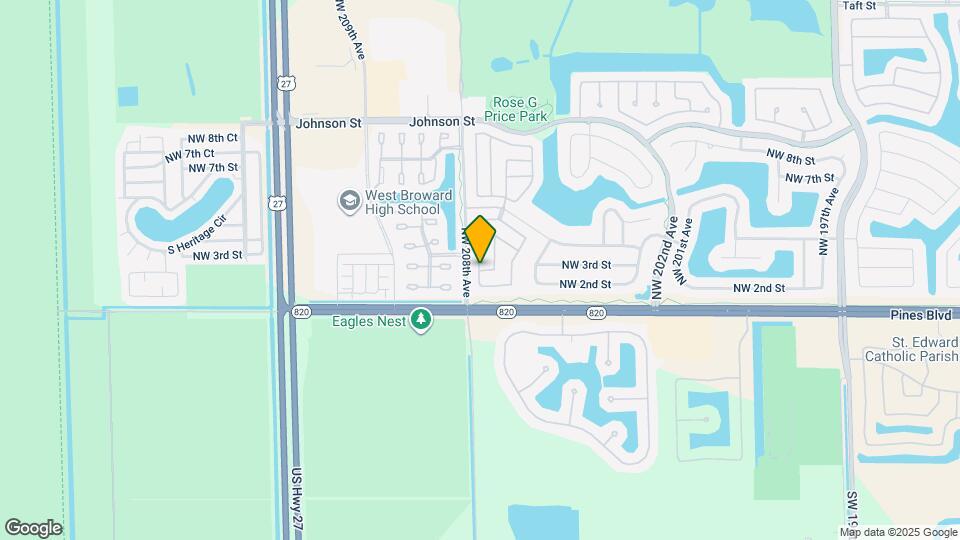 20957 NW 1st Ct Map and Location Details