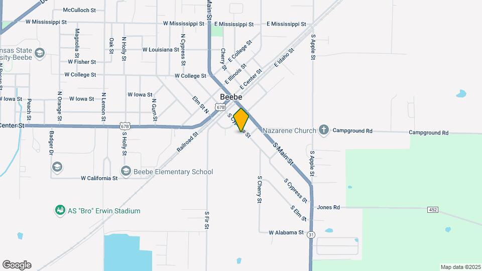 210 S Cypress St Map and Location Details