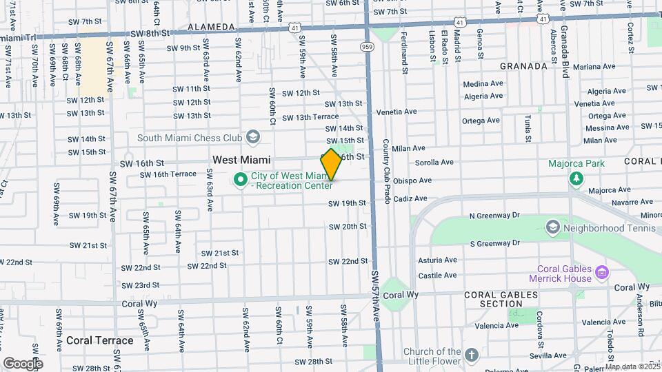 5826 SW 17th St Map and Location Details