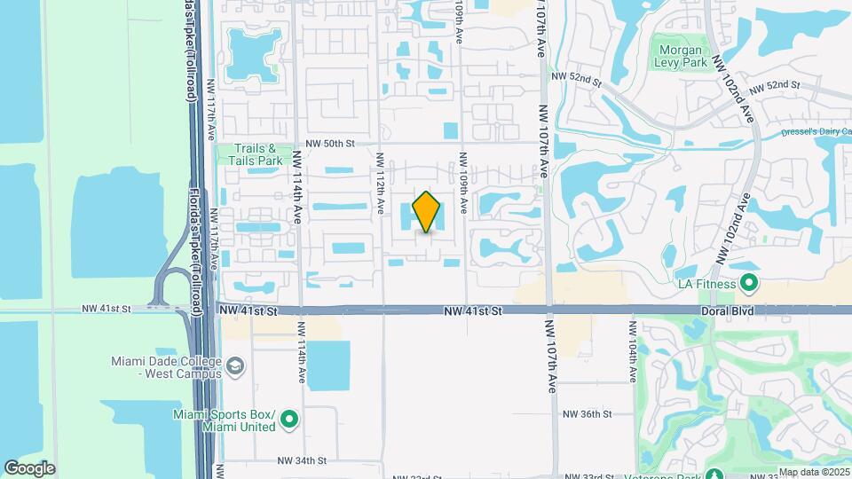 4444 NW 109th Psge Map and Location Details