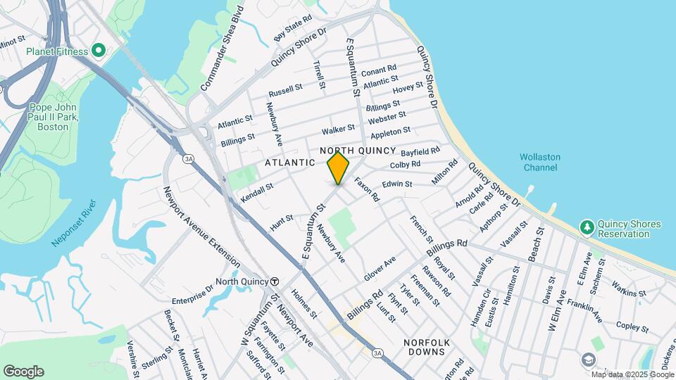 115 E Squantum St Map and Location Details