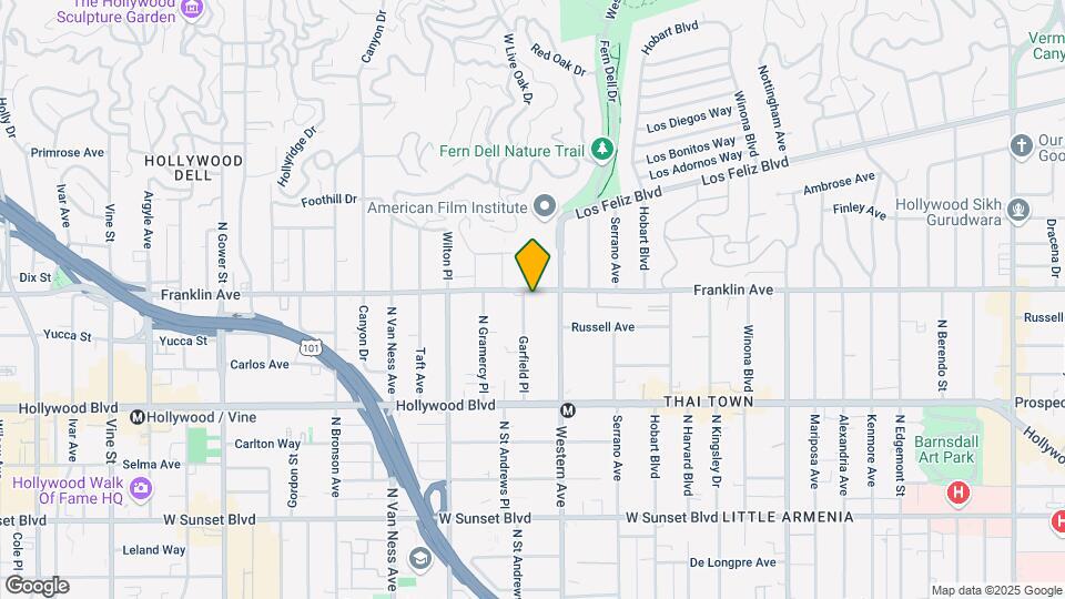 5538 Franklin Ave Map and Location Details