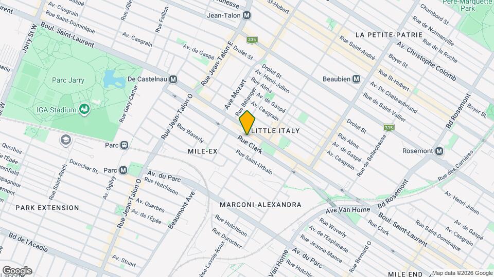 6755 Clark Rue Map and Location Details