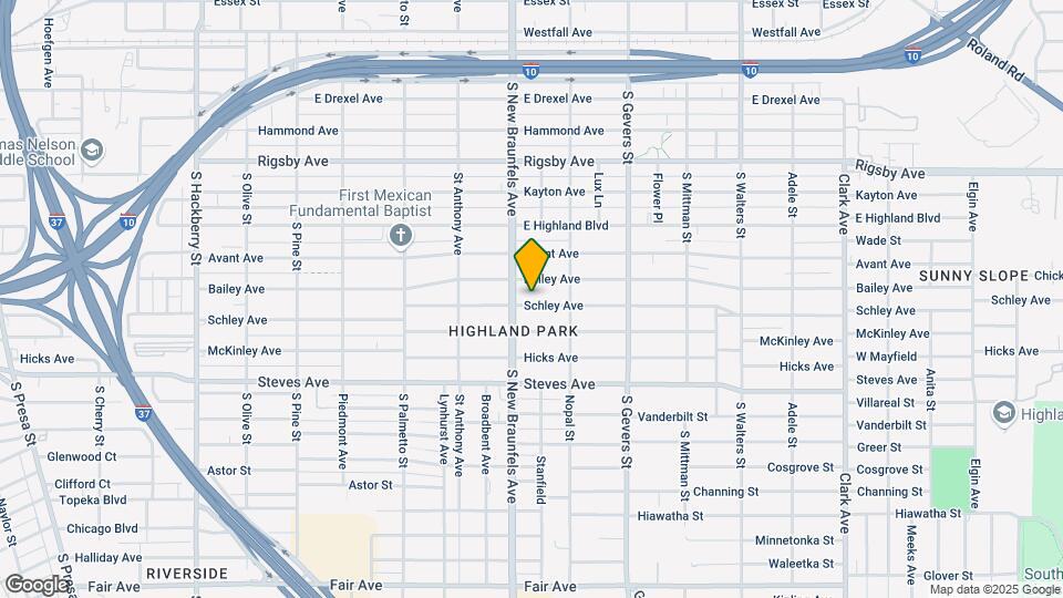 1519 Schley Ave Mapa y Detalles de la Ubicación