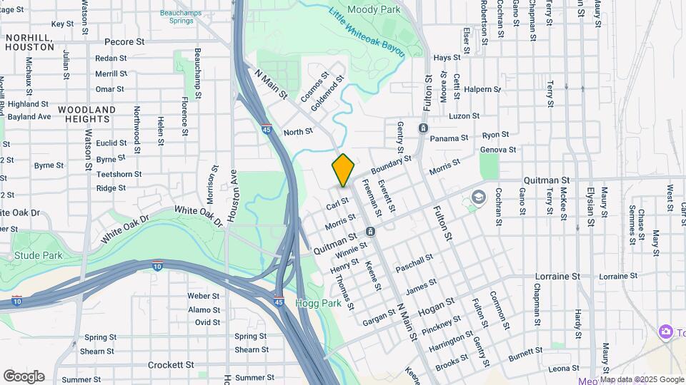 2506 Keene St Map and Location Details