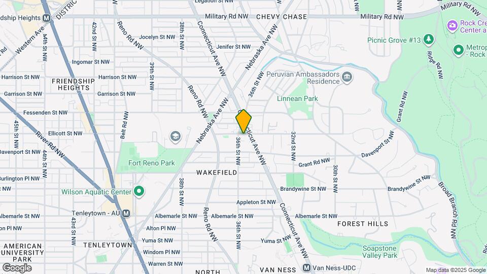 4831 36th St NW Map and Location Details