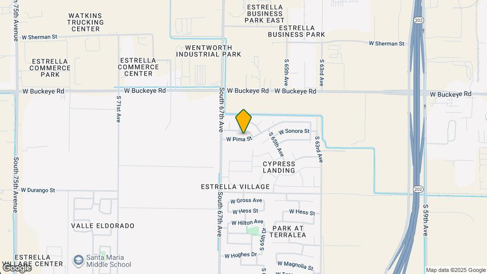 6614 W Pima St Map and Location Details
