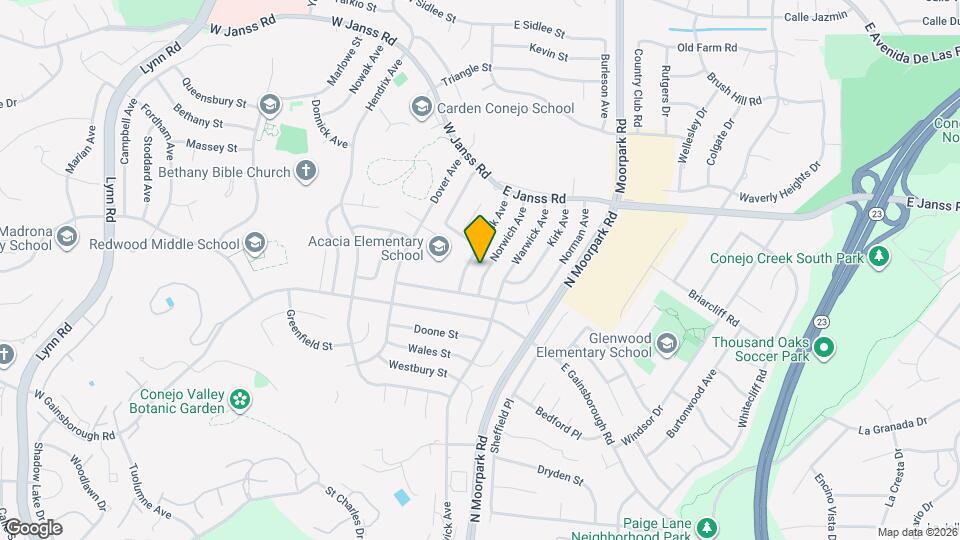 1449 Norwich Ave Map and Location Details