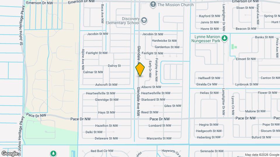 1019 Glendale Ave NW Map and Location Details