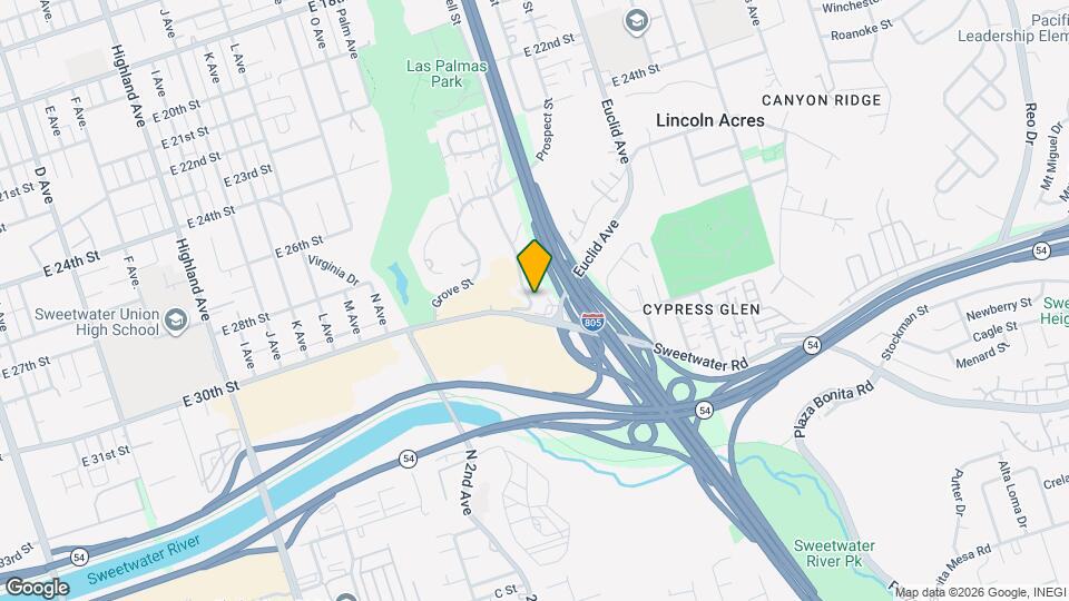 2931 Prospect St Map and Location Details