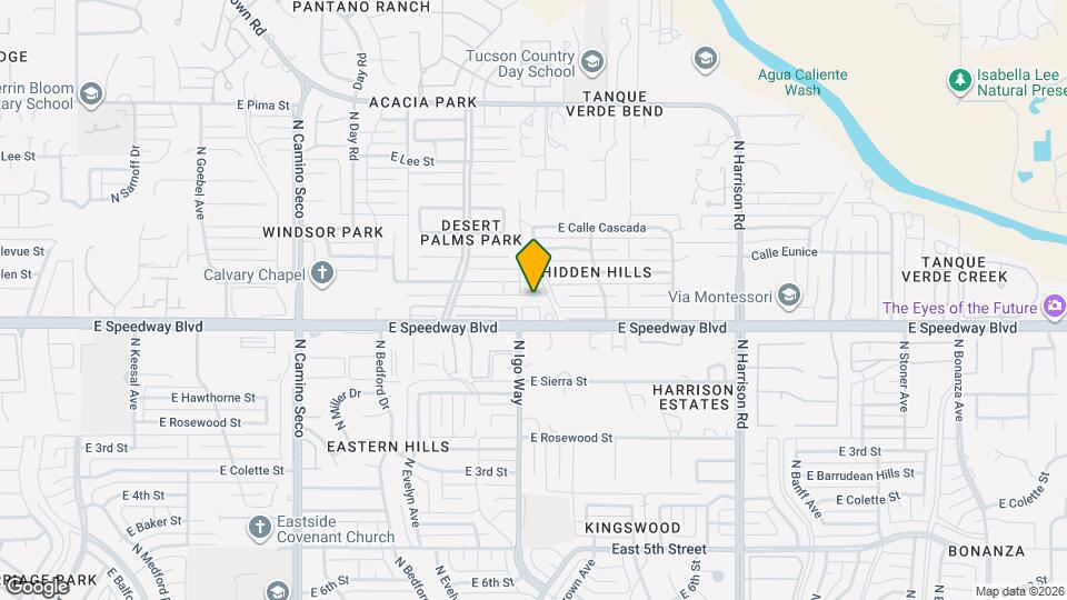 9109 E Esperanza Dr Map and Location Details