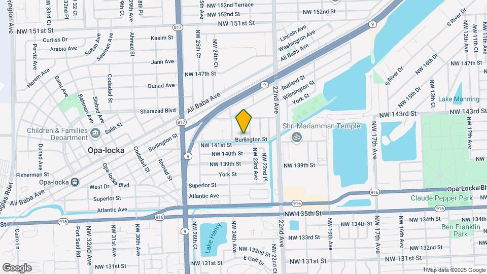 12661 NW 23rd Pl Map and Location Details