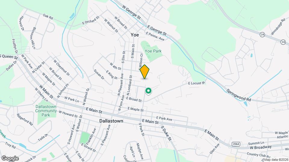 376 E King St Map and Location Details