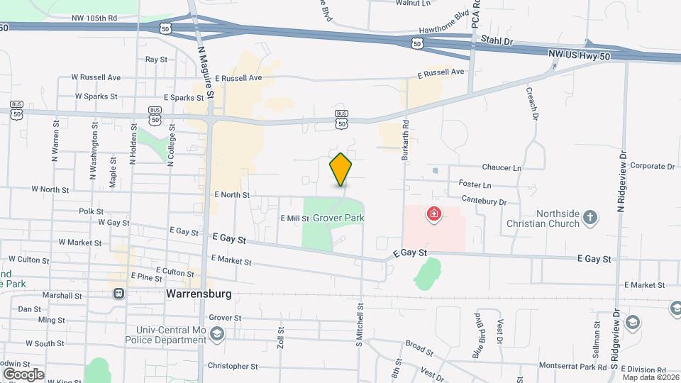 509 E North St Map and Location Details