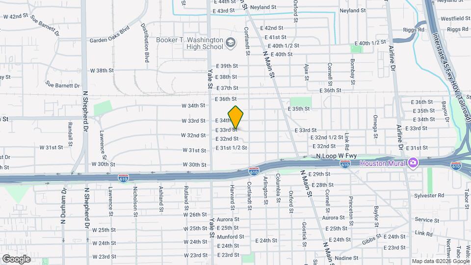 206 E 33rd St Map and Location Details