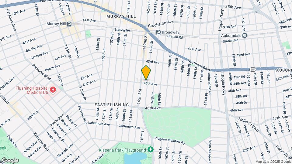 43-76 163rd St Mapa y Detalles de la Ubicación