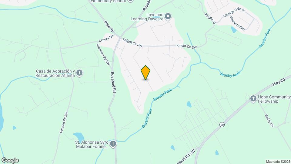 4445 Brookridge Dr SW Map and Location Details