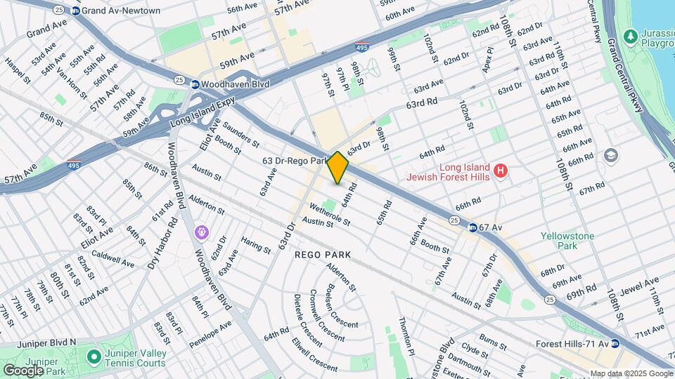 6400 Saunders St Map and Location Details