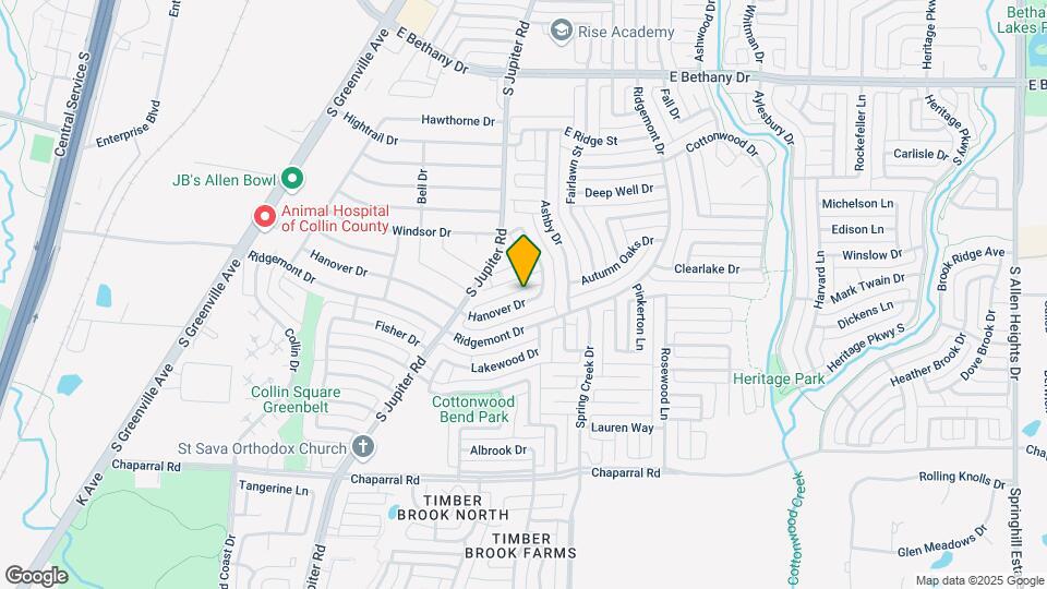 621 Hanover Dr Map and Location Details