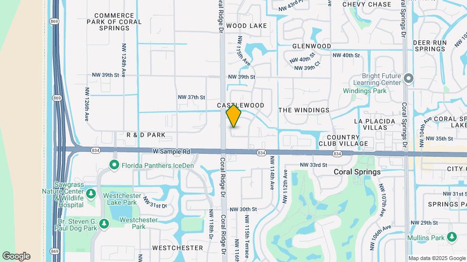 11630 NW 35th Ct Map and Location Details