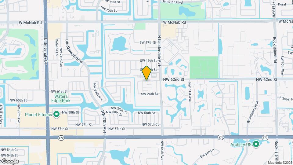 8206 SW 23rd St Map and Location Details