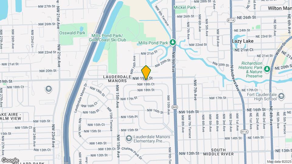 1833 NW 12th Ave Map and Location Details