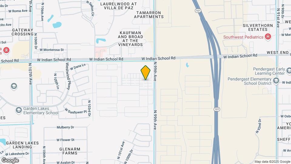 3768 N 99th Dr Mapa y Detalles de la Ubicación