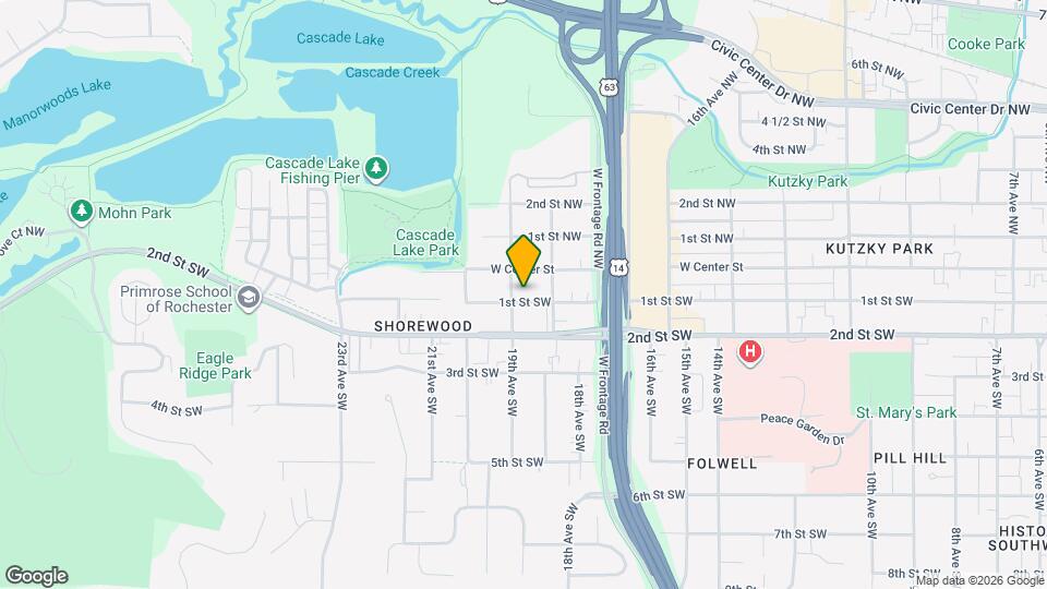 1829 1st St SW Map and Location Details