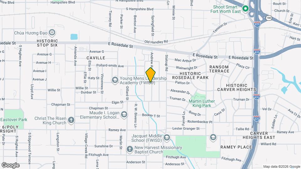 1804 Andrew Ave Map and Location Details