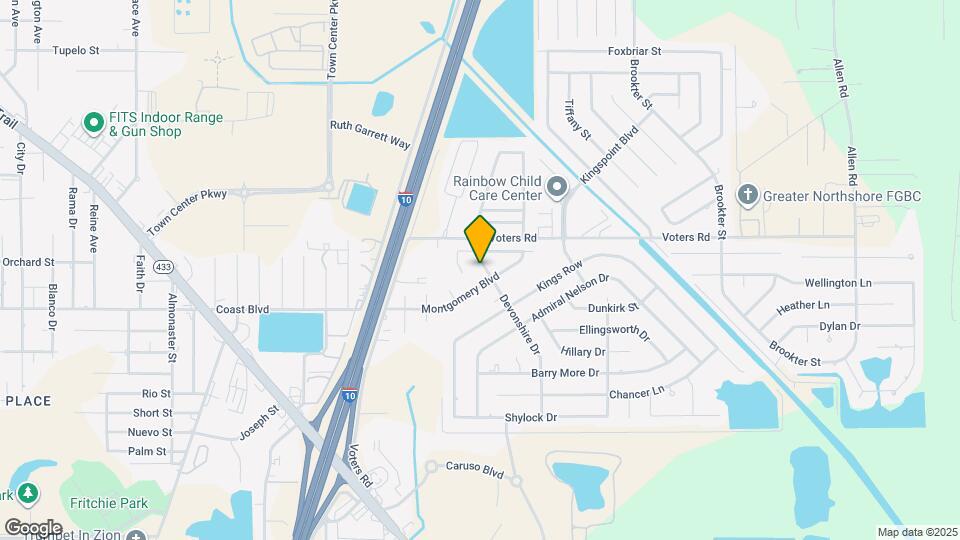 1106 Devonshire Dr Map and Location Details