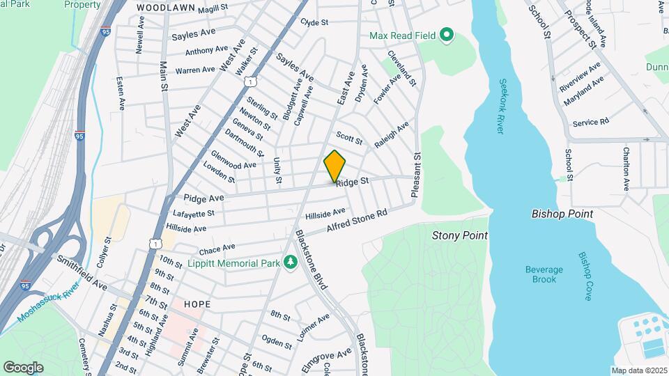 122 Ridge St Map and Location Details