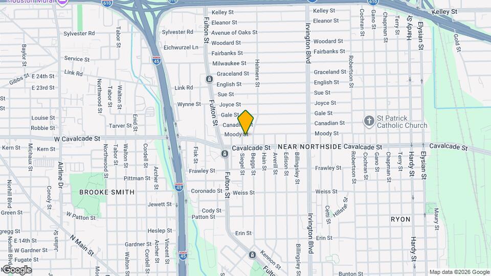 4814 Siegel St Map and Location Details