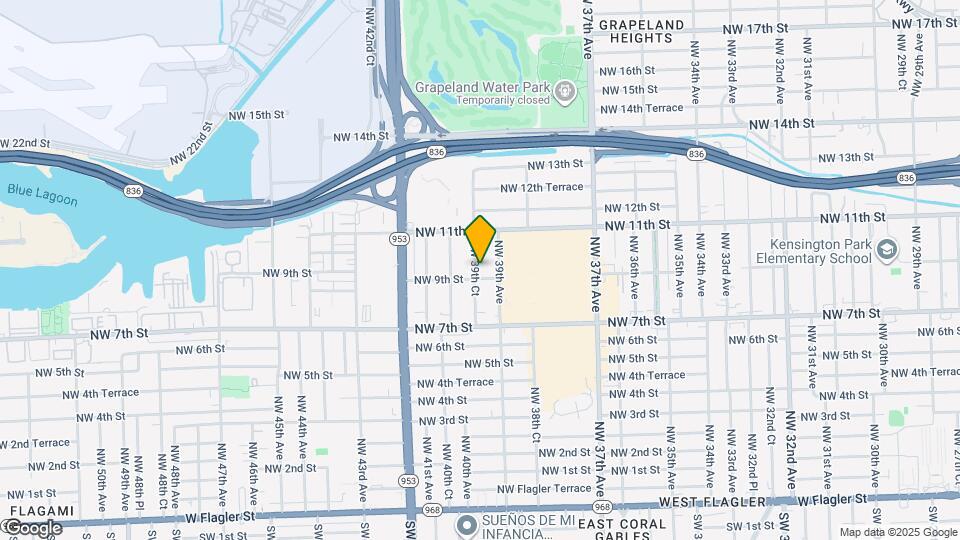 911 NW 39th Ct Mapa y Detalles de la Ubicación