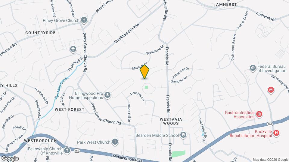 5966 Bearden View Lane Map and Location Details