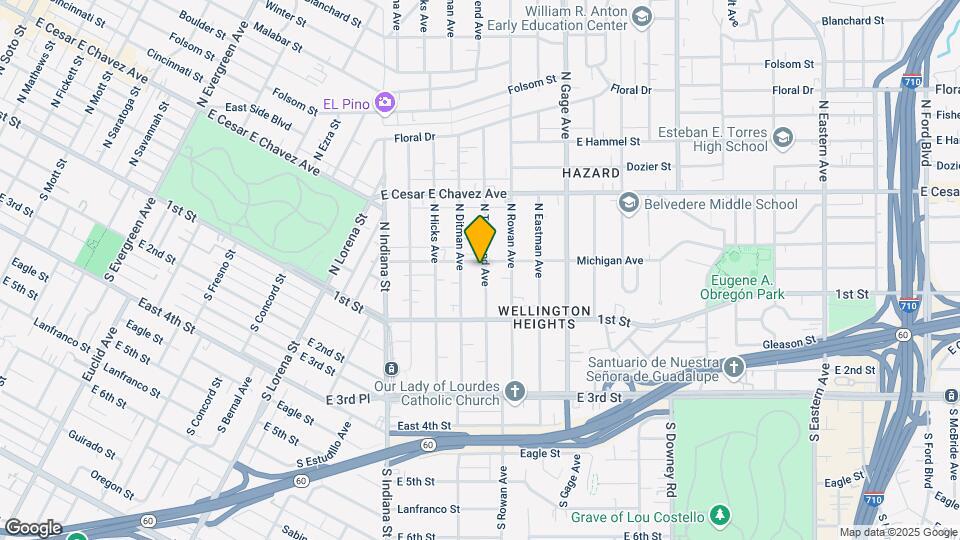 167 N Townsend Ave Map and Location Details