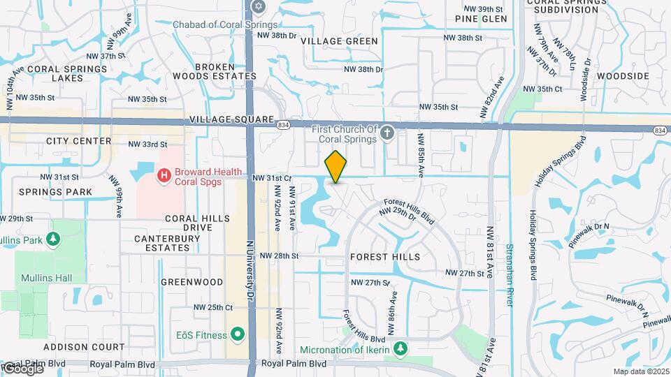 8905 NW 28th Dr Mapa y Detalles de la Ubicación