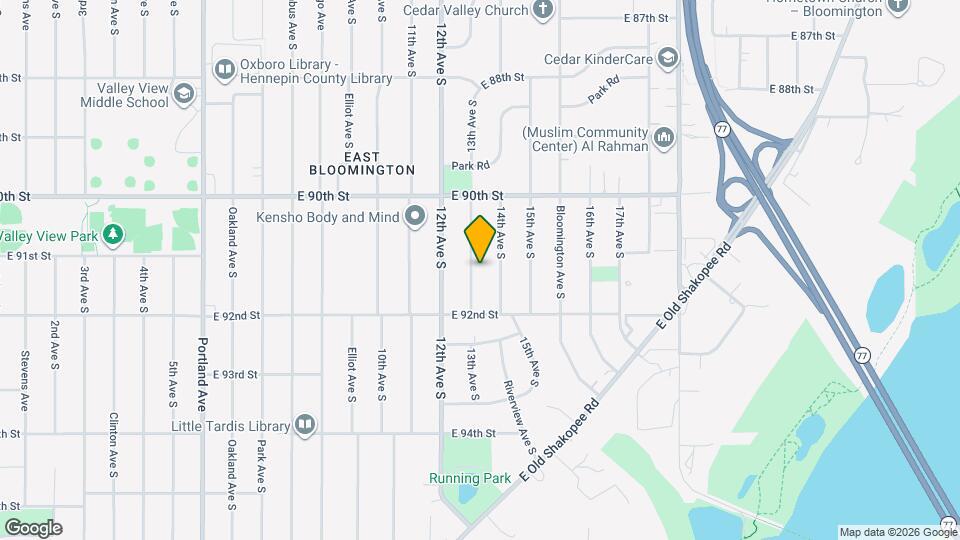 9107 13th Ave S Map and Location Details