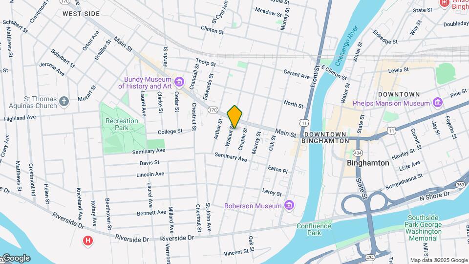 72 Walnut St, Unit 4G Map and Location Details