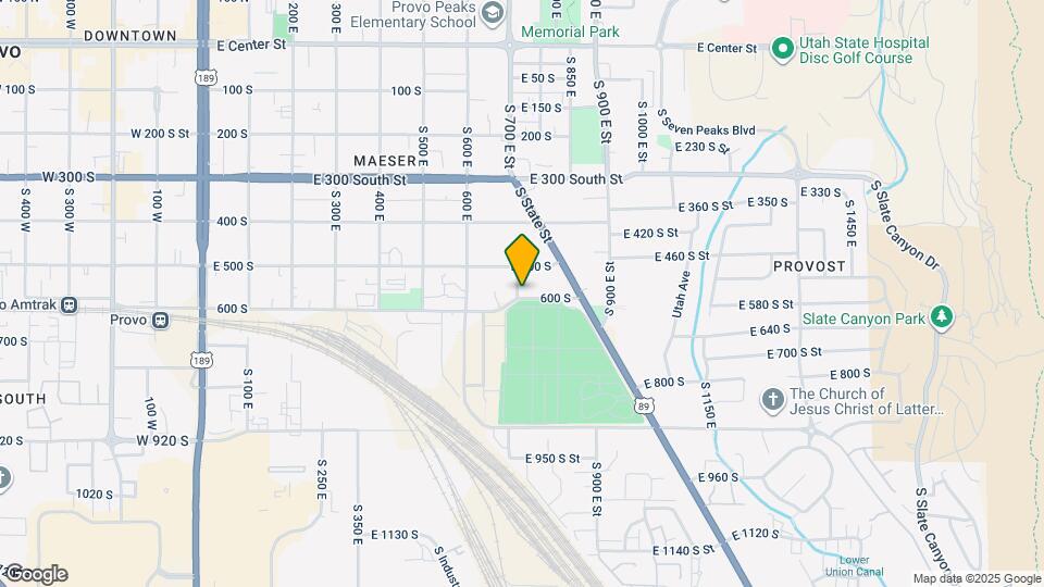 723 E 600 S, Unit 723 E Map and Location Details