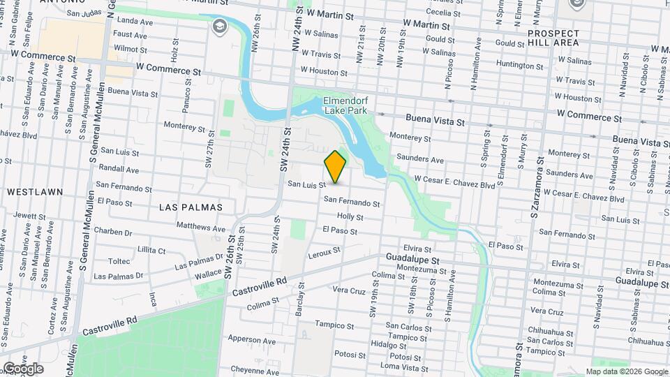3522 San Luis St Map and Location Details