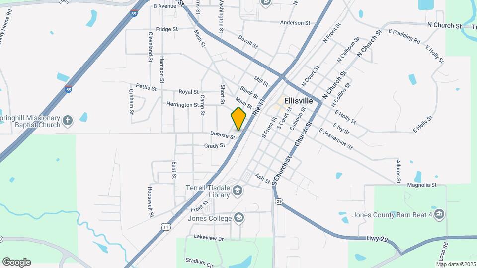 349 Dubose St Map and Location Details