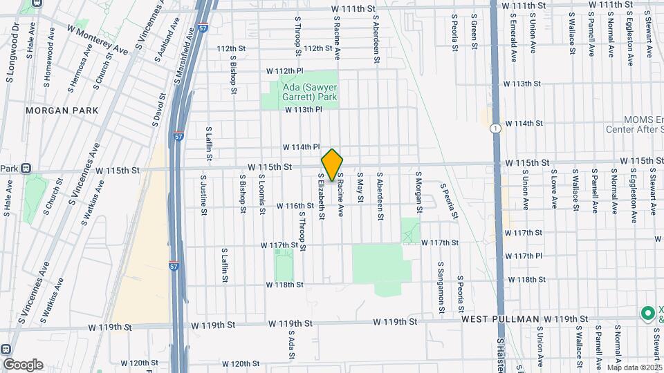 11530 S Racine Ave Map and Location Details