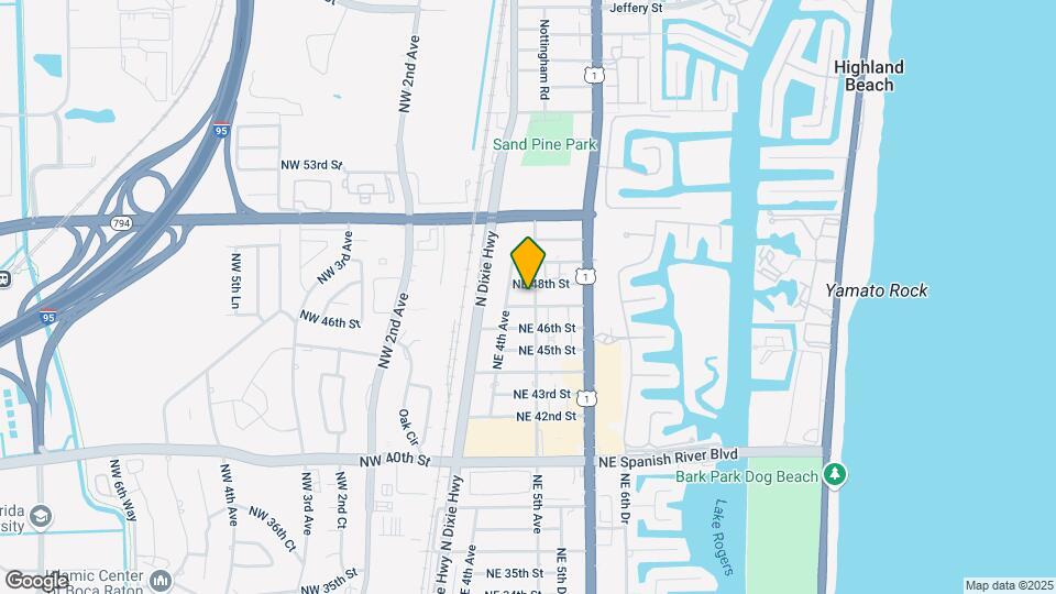 4755 NE 5th Ave Mapa y Detalles de la Ubicación