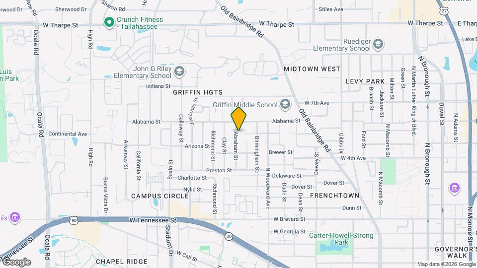 1139 Abraham St Map and Location Details