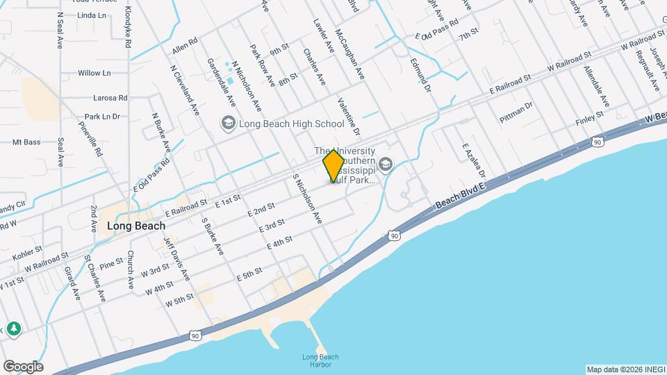 419 E 2nd St Map and Location Details