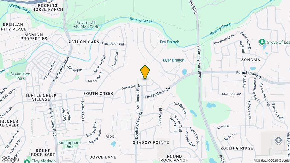 408 Woodsorrel Way Map and Location Details