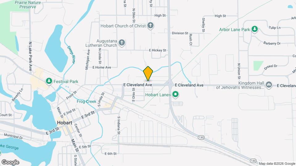 1218 E Cleveland Ave, Unit Unit A Map and Location Details